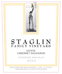 Wine Label for Staglin Family Vineyard